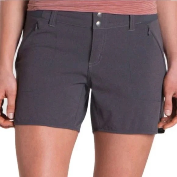 Kuhl Strattus Hiking Shorts Ripstop Gray Size 8 - Picture 1 of 4
